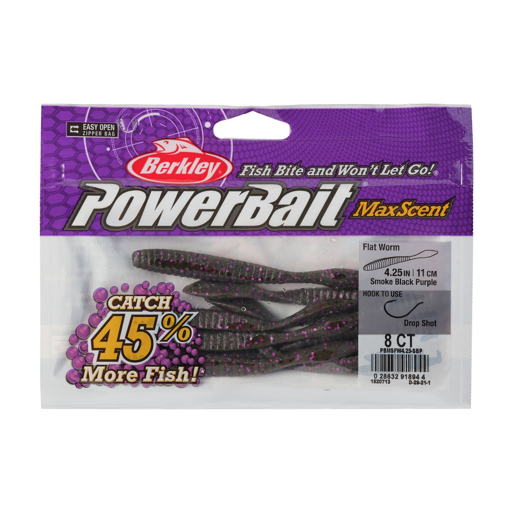 Berkley PowerBait® MaxScent Flat Worm