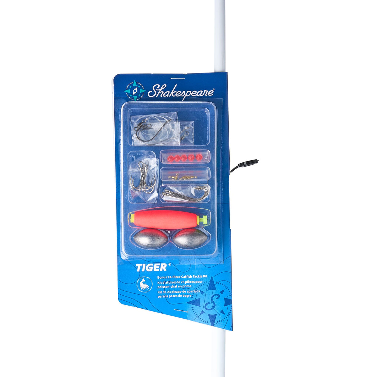 Shakespeare Tiger® Spinning Catfish Combo Kit